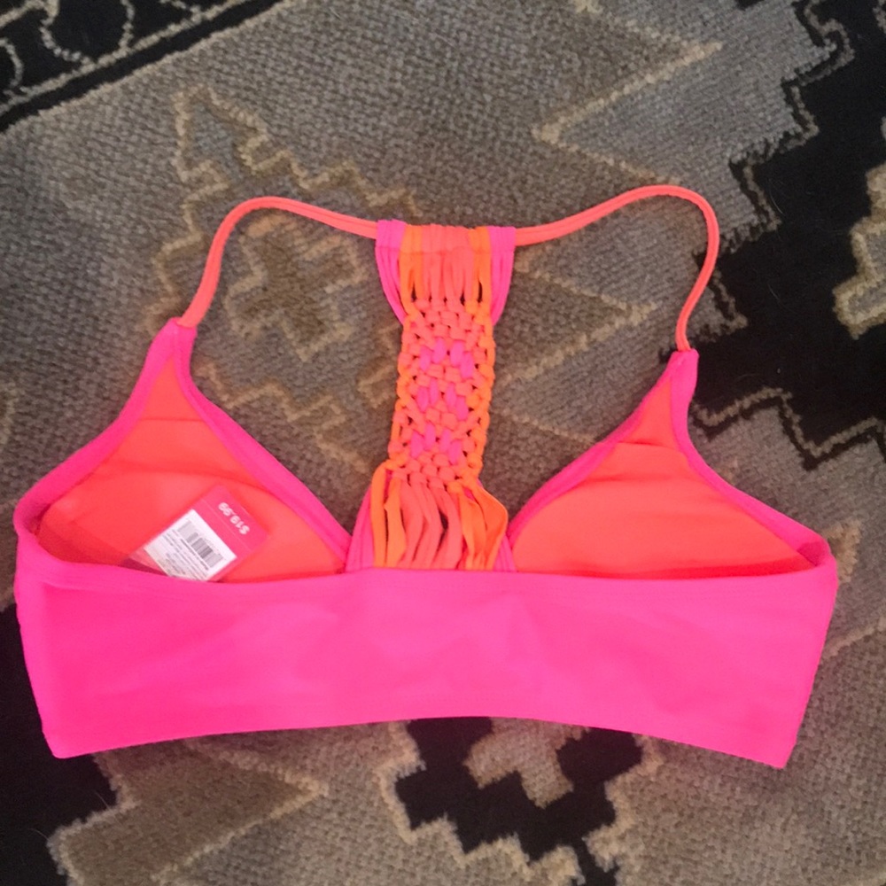 NWT Hot pink bikini top - Picture 3 of 4